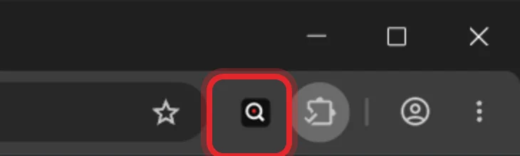 The Language Lens icon, a black square with a magnifier, now sits in the toolbar